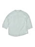 Zara Kids Solid Teal Green Long Sleeve Button-Down Shirt Size 9 - photo 1
