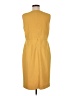Kasper Solid Yellow Casual Dress Size 8 (petite) - photo 2