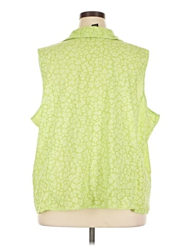 Avenue Sleeveless Button-Down Shirt (view 2)