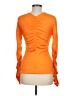 Et Ochs Orange Long Sleeve Blouse Size M - photo 2