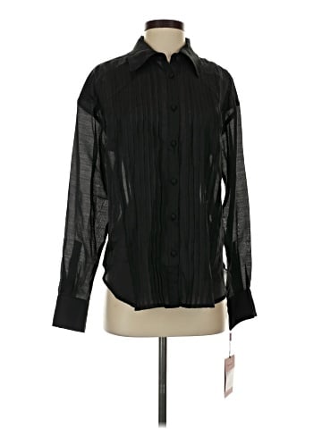 Avec Les Filles Long Sleeve Blouse (view 1)