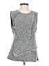 3.1 Phillip Lim Silver Sleeveless Top Size 2 - photo 1
