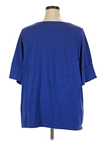 Woman Within 3/4 Sleeve T-Shirt (view 2)