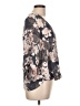 West Kei 100% Polyester Gray 3/4 Sleeve Blouse Size L - photo 4
