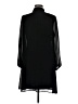 Nine West 100% Polyester Solid Black Casual Dress Size M - photo 2