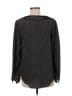 Daniel Rainn Polka Dots Black Long Sleeve Blouse Size M - photo 2