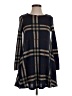 Papillon Plaid Blue Casual Dress Size XS - photo 1