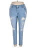 Thrill Hearts Blue Jeans Size 20 - photo 1