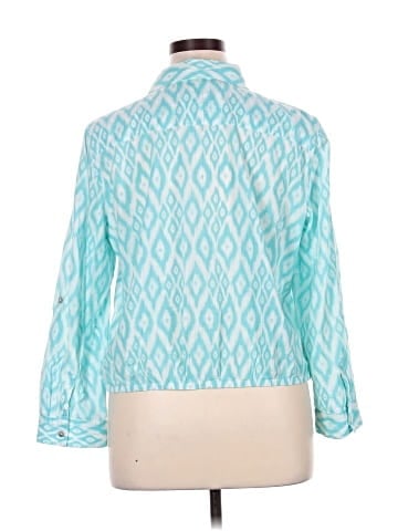 Chico's 3/4 Sleeve Button-Down Shirt (view 2)