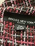 Briggs New York 100% Polyester Tweed Burgundy Jacket Size M (petite) - photo 3