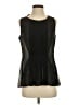 Covington 100% Polyester Black Sleeveless Blouse Size S - photo 1