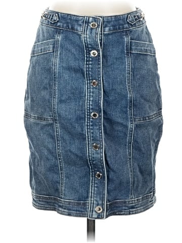 White House Black Market Denim Skirt (view 1)