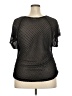 Lavish 100% Polyester Black Short Sleeve Top Size 3X - photo 2