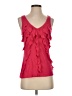 Express 100% Rayon Red Sleeveless Blouse Size S - photo 1