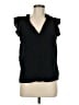 Old Navy 100% Cotton Black Sleeveless Blouse Size M - photo 1