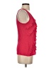 Express 100% Rayon Red Sleeveless Blouse Size S - photo 4