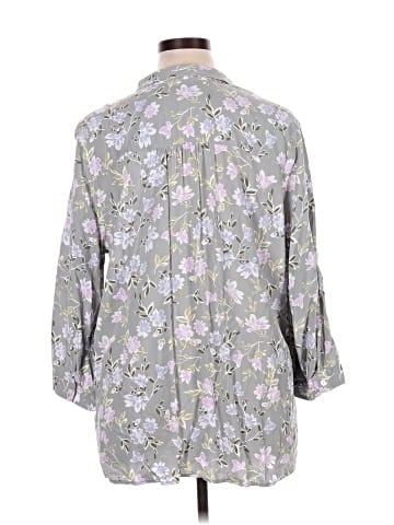 J.Jill 3/4 Sleeve Button-Down Shirt (view 2)
