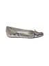 Jimmy Choo 100% Leather Animal Print Gray Flats Size EU 38 1/2 - photo 1