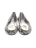 Jimmy Choo 100% Leather Animal Print Gray Flats Size EU 38 1/2 - photo 2