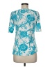 Robert Graham Teal Short Sleeve Blouse One size - photo 2