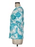 Robert Graham Teal Short Sleeve Blouse One size - photo 5