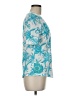 Robert Graham Teal Short Sleeve Blouse One size - photo 4