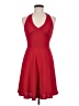 Donna Ricco Solid Red Cocktail Dress Size 6 - photo 1
