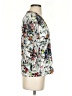 Maeve Floral Gray 3/4 Sleeve Blouse Size S - photo 4