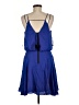 Milly Solid Blue Casual Dress Size 8 - photo 2