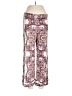 Angie 100% Rayon Paisley Ivory Casual Pants Size L - photo 1