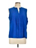 Calvin Klein Blue Sleeveless Blouse Size L - photo 1