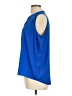 Calvin Klein Blue Sleeveless Blouse Size L - photo 5