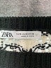 Zara Chevron-herringbone Black Pullover Sweater Size S - photo 7