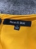 Strut & Bolt Solid Yellow Romper Size S - photo 4