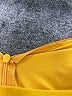 Strut & Bolt Solid Yellow Romper Size S - photo 5