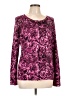 Talbots Paisley Purple Pullover Sweater Size 12 - photo 1