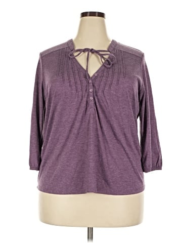 Gap Outlet 3/4 Sleeve T-Shirt (view 1)