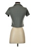 Olivia Rae Gray Short Sleeve Polo Size S - photo 2