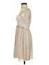 Xtraordinary 100% Polyester Tan Cocktail Dress Size 1 - photo 5