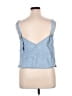 RVCA 100% Lyocell Blue Sleeveless Top Size 14 - photo 2