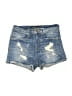 Express Jeans Blue Denim Shorts Size 00 - photo 1