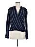 Splendid Blue Long Sleeve Blouse Size M - photo 1