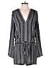 BCBGMAXAZRIA 100% Polyester Chevron-herringbone Blue Romper Size S - photo 1