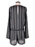 BCBGMAXAZRIA 100% Polyester Chevron-herringbone Blue Romper Size S - photo 2