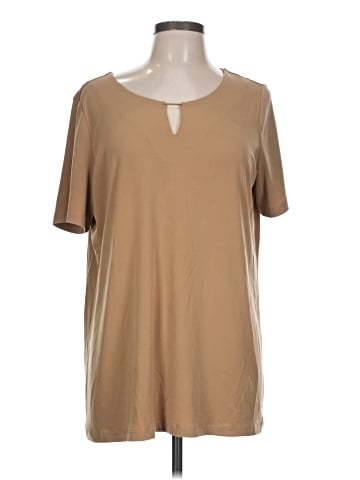 Susan Graver Short Sleeve Top (view 1)