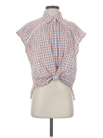 Pilcro by Anthropologie Sleeveless Button-Down Shirt (view 1)