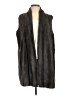 Slinky Brand 100% Polyester Gray Cardigan Size L - photo 1