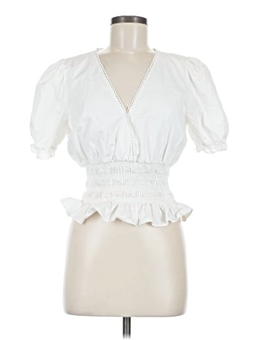 WAYF Short Sleeve Blouse (view 1)