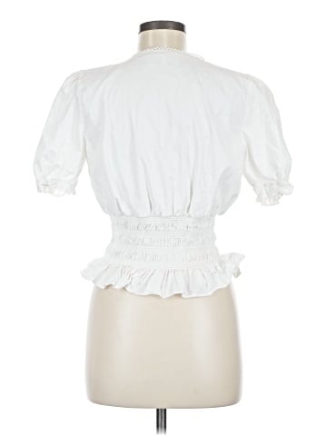 WAYF Short Sleeve Blouse (view 2)