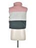 Powderhorn 100% Nylon Color Block Teal Vest Size M - photo 2
